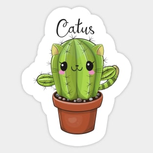 Cute Kawaii Cacti Sticker